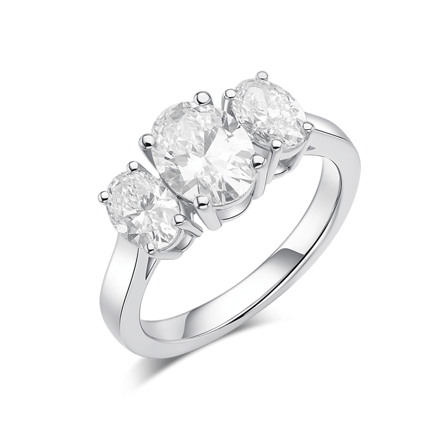 ETERNAL BLOSSOM TRILOGY DIAMOND RING
