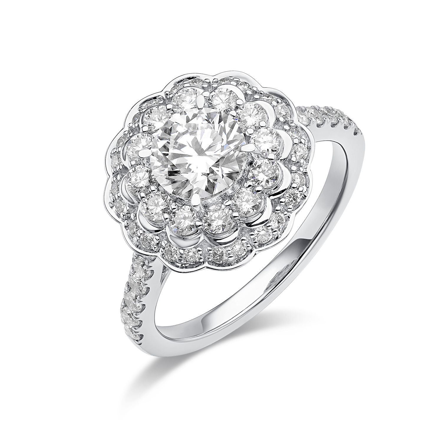 爱之绽放钻石戒指