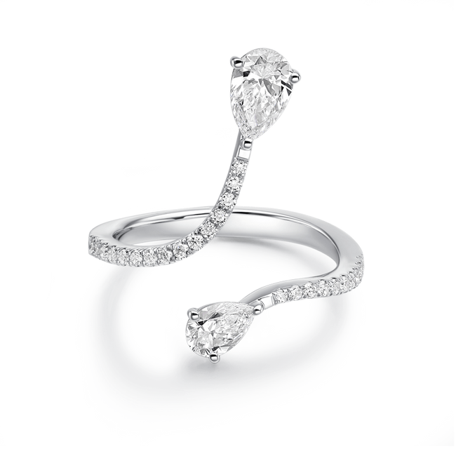 BLOSSOMING TULIP DIAMOND RING