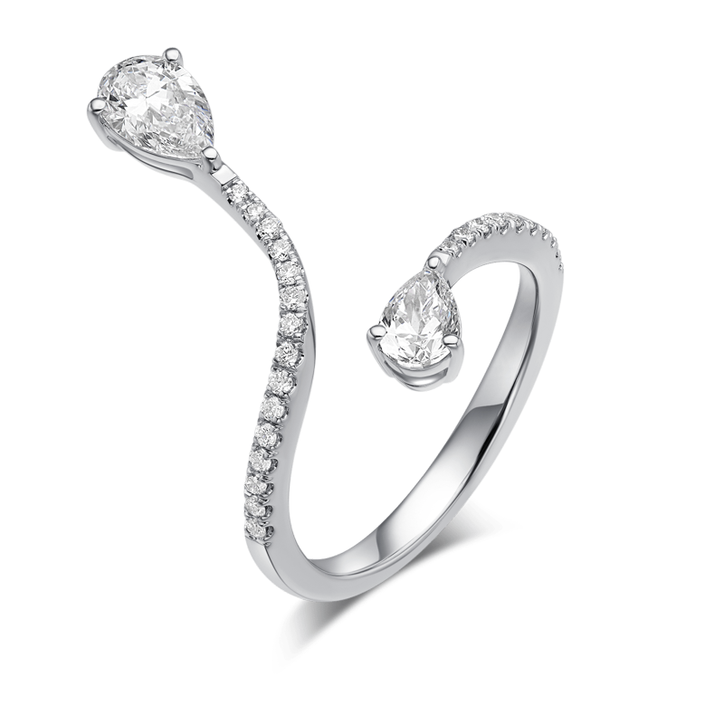 BLOSSOMING TULIP DIAMOND RING