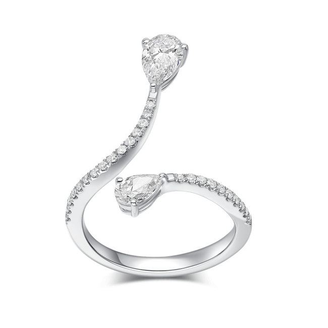 BLOSSOMING TULIP DIAMOND RING