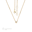 EVERYDAY ELEGANCE COLLECTION - ROUND CUT LGD NECKLACE [NL00031(XG2)]