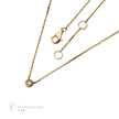 EVERYDAY ELEGANCE COLLECTION - ROUND CUT LGD NECKLACE [NL00031(XG2)]