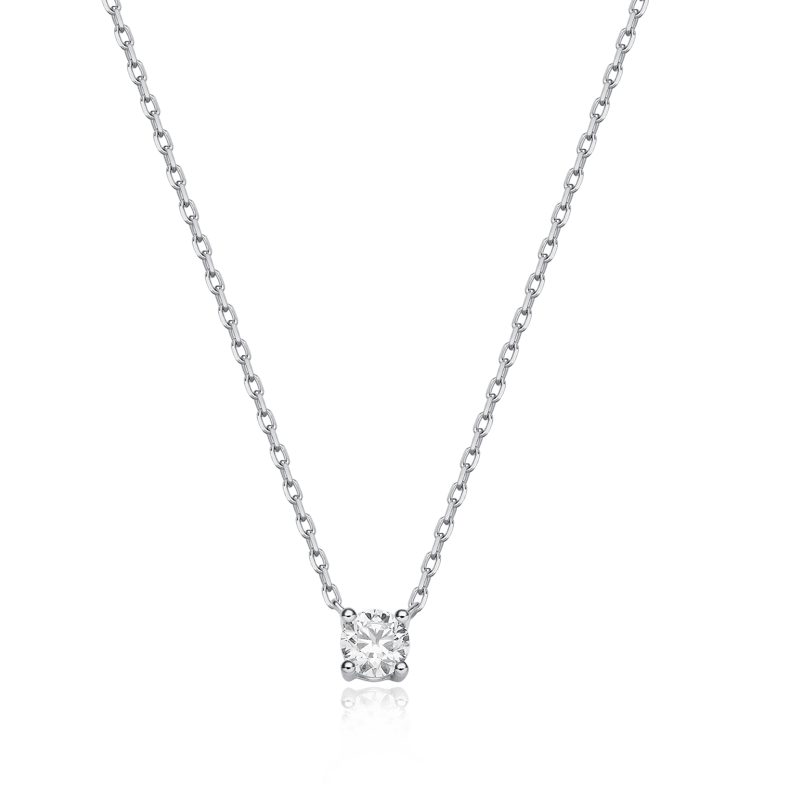 EVERYDAY ELEGANCE COLLECTION - ROUND CUT LGD NECKLACE [NL00032(XG3)]