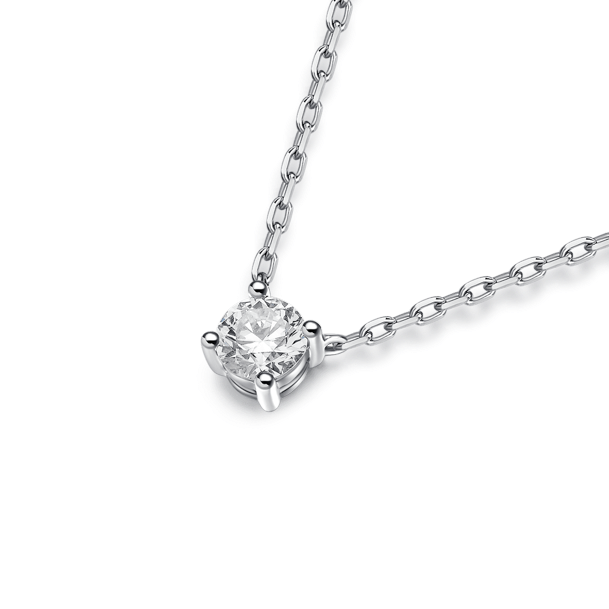 Everyday Elegance Collection 4-Prong Diamond Necklace (0.5ct)