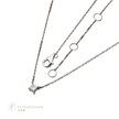 EVERYDAY ELEGANCE COLLECTION - ROUND CUT LGD NECKLACE [NL00033(XG4)]