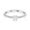 EVERYDAY ELEGANCE COLLECTION – EMERALD CUT RING [RG00046(XG8)]