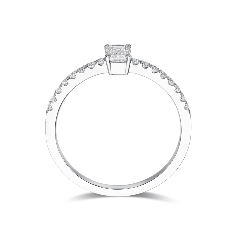 EVERYDAY ELEGANCE COLLECTION – EMERALD CUT RING [RG00046(XG8)]