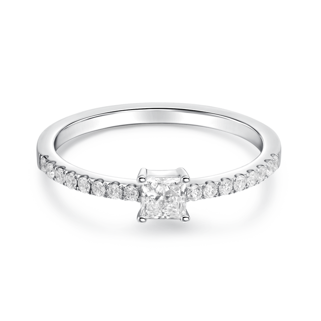 EVERYDAY ELEGANCE COLLECTION – PRINCESS CUT RINGEVERYDAY ELEGANCE COLLECTION – EMERALD CUT RING [RG00047(XG7)]