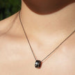 Heart Word Reincarnation Necklace (Black/Gunmetal)