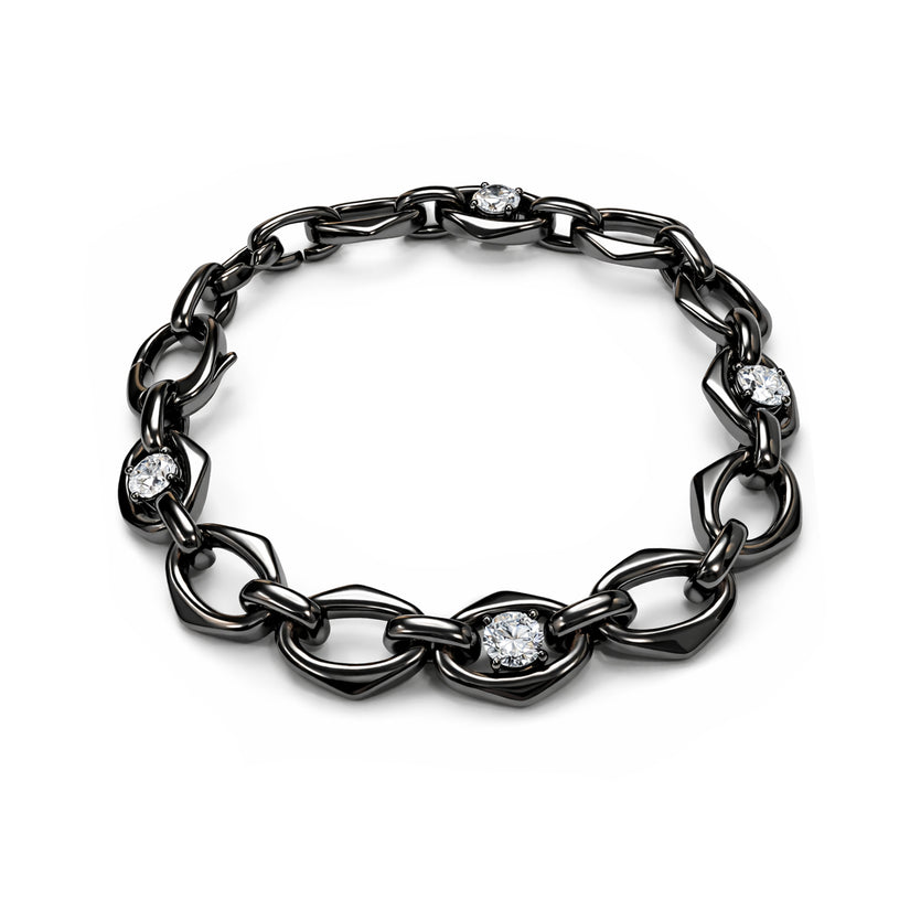 Midnight Wild Bracelet（Open Silhouette Edition)(Black)