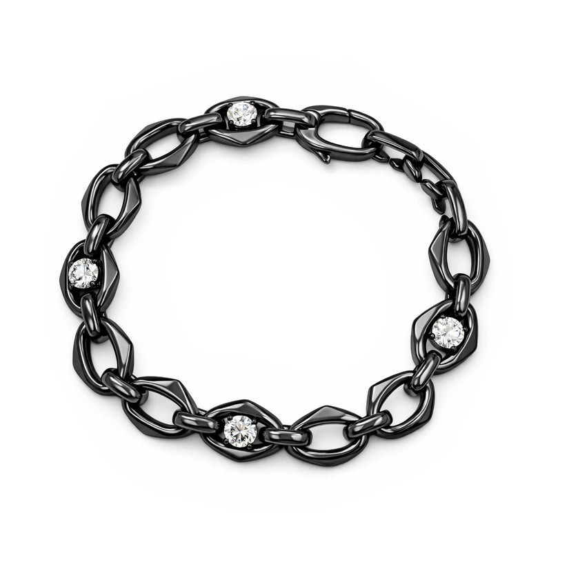 Midnight Wild Bracelet（Open Silhouette Edition)(Black)