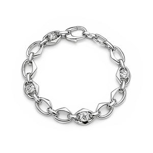 Midnight Wild Bracelet（Open Silhouette Edition) (White gold)