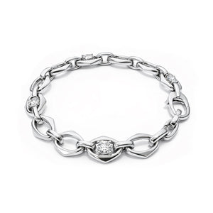 Midnight Wild Bracelet（Open Silhouette Edition) (White gold)