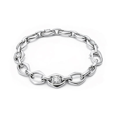 Midnight Wild Bracelet（Open Silhouette Edition) (White gold)
