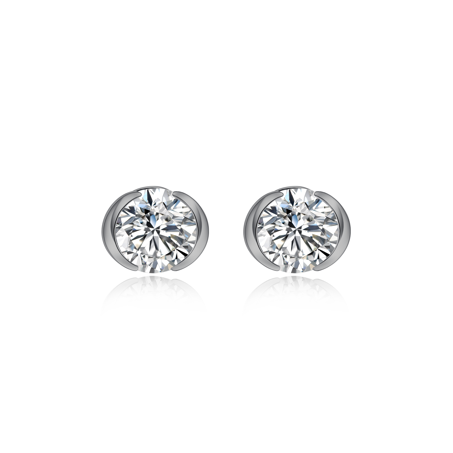 Crystal Wish Earrings (Black/Gunmetal)