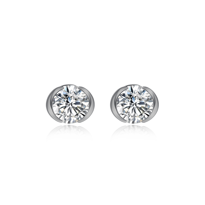 Crystal Wish Earrings (Black/Gunmetal)