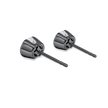 Crystal Wish Earrings (Black/Gunmetal)