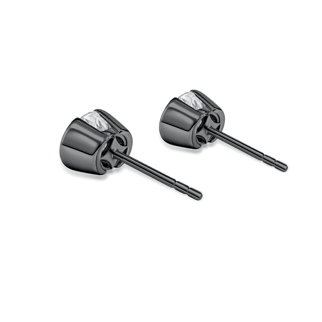 Crystal Wish Earrings (Black/Gunmetal)
