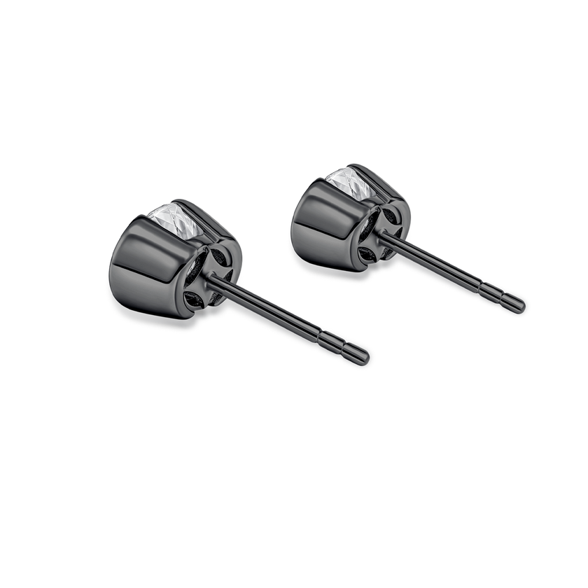 Crystal Wish Earrings (Black/Gunmetal)