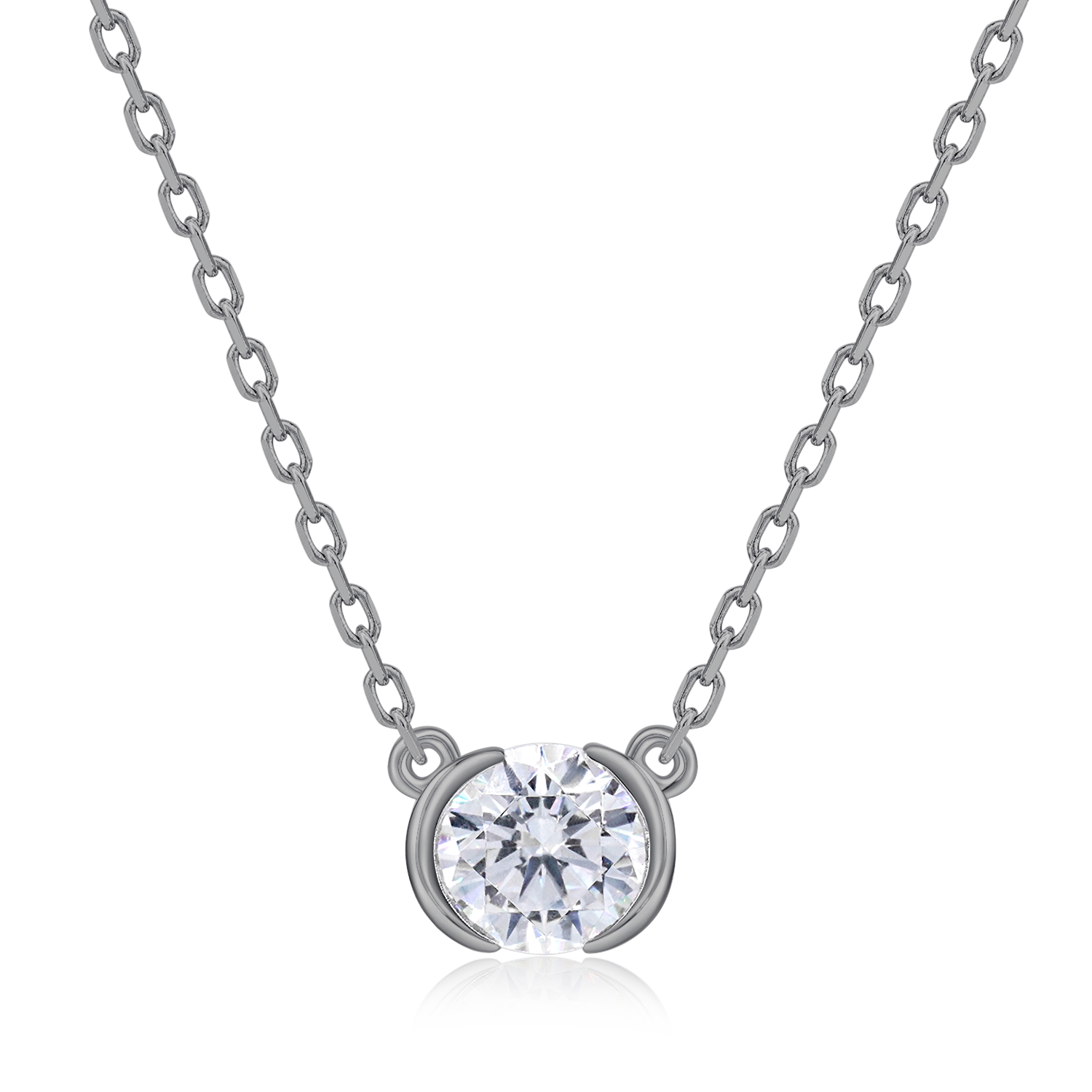 Embrace Necklace (Black/Gunmetal)