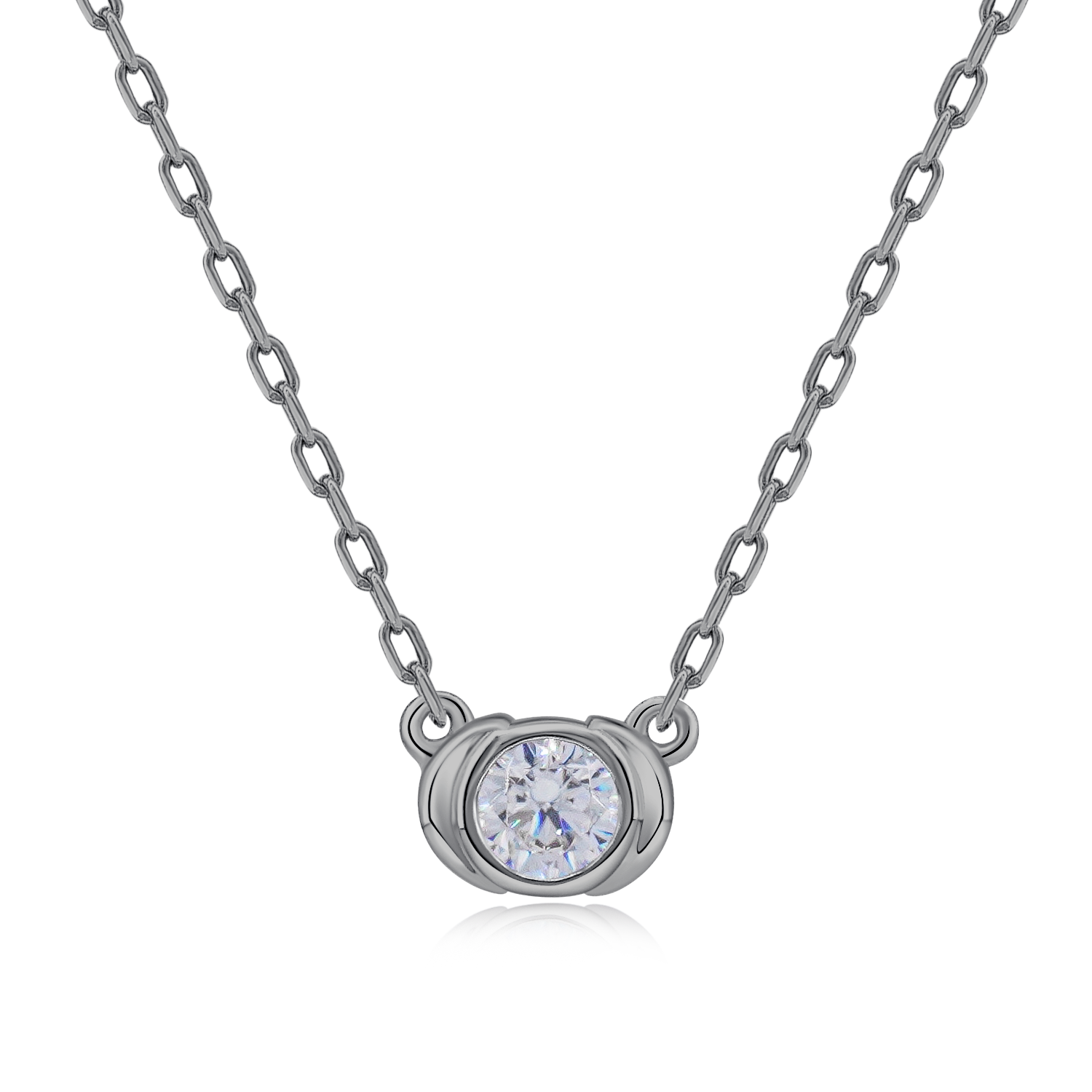 Glimmering Guardian Necklace (Black/Gunmetal)