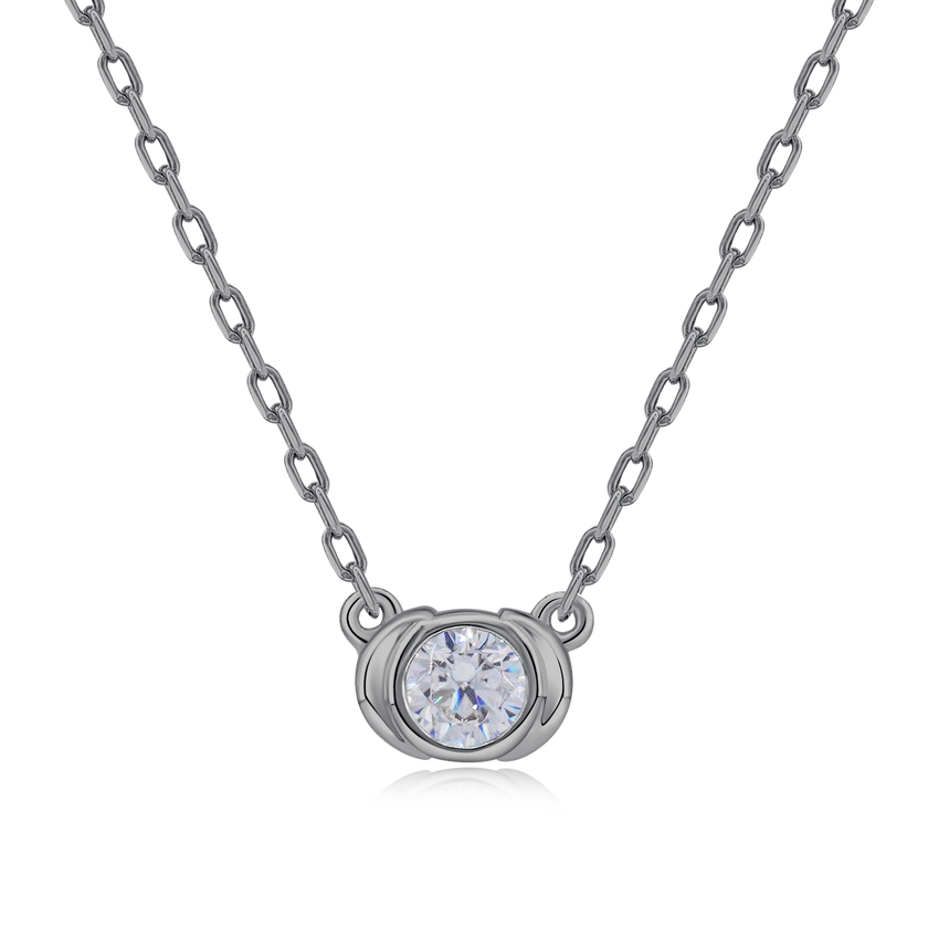 Glimmering Guardian Necklace (Black/Gunmetal)