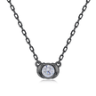 Glimmering Guardian Necklace (Black/Gunmetal)