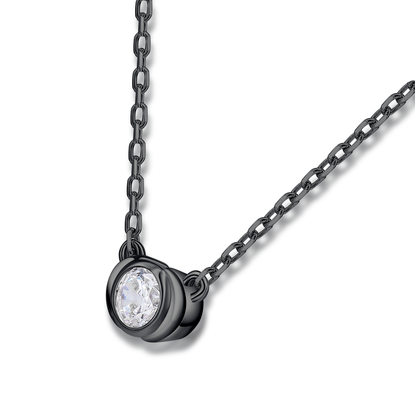 Glimmering Guardian Necklace (Black/Gunmetal)