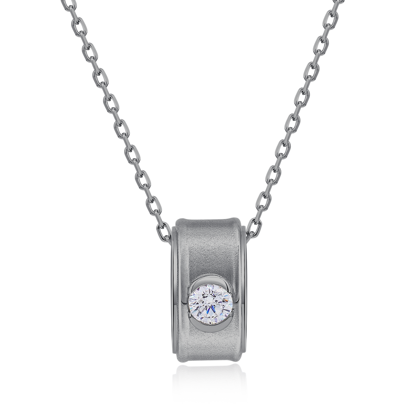 Guardian Eye Necklace (Black/Gunmetal)