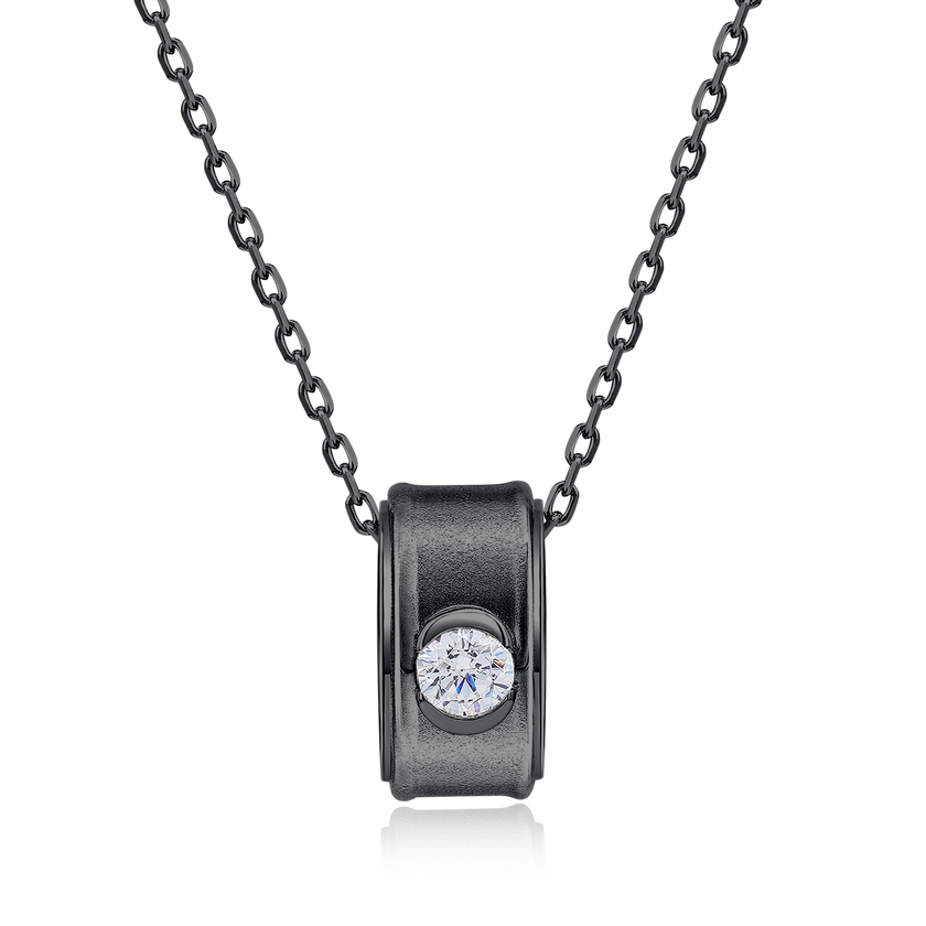 Guardian Eye Necklace (Black/Gunmetal)