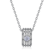 Heart Word Reincarnation Necklace (Black/Gunmetal)
