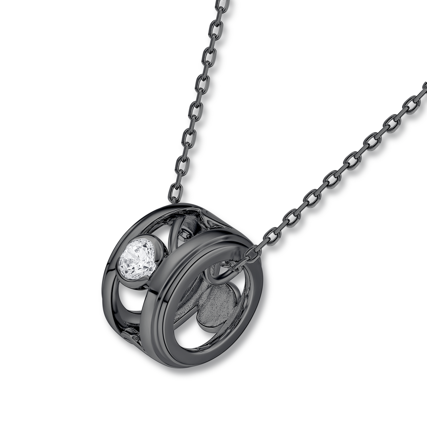 Blessing Echoes Necklace (Black/Gunmetal)