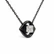 Nocturne Edge Diamond Stud Nacklace