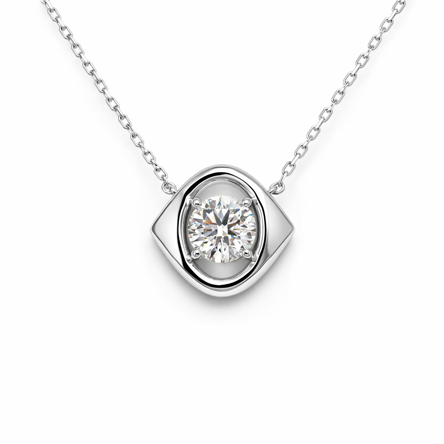 Dawn Gaze Diamond Stud Nacklace