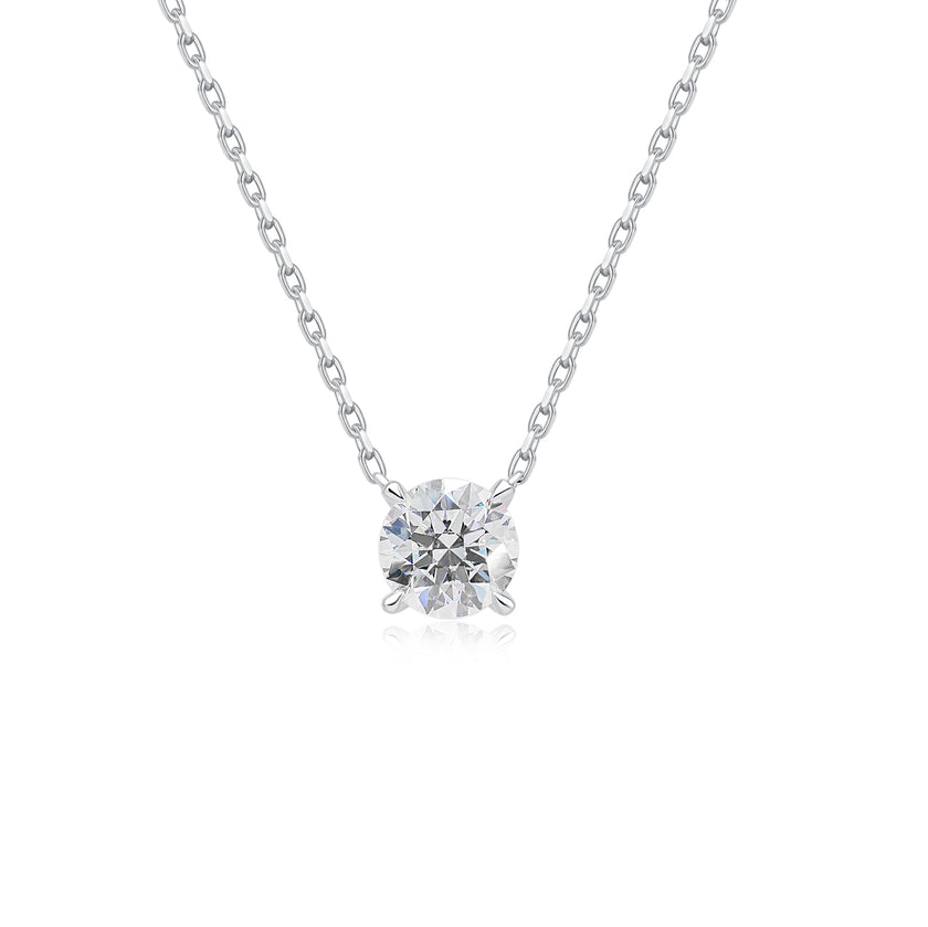 Arc Of You Collection Four-Prong Diamond Necklace (0.5/1.0/1.5ct)