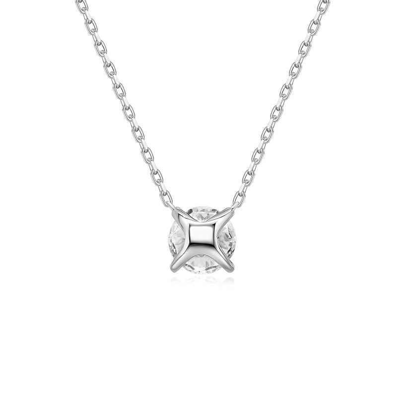 Arc Of You Collection Four-Prong Diamond Necklace (0.5/1.0/1.5ct)