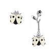 Garden Little Knight Asymmetric Stud Earrings